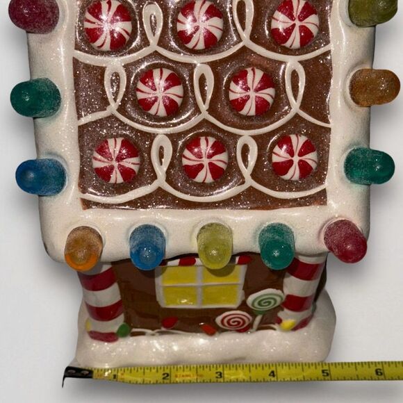 Hallmark Gumdrop Gingerbread House 2008 Light and Musical - WORKS - Picture 12 of 14